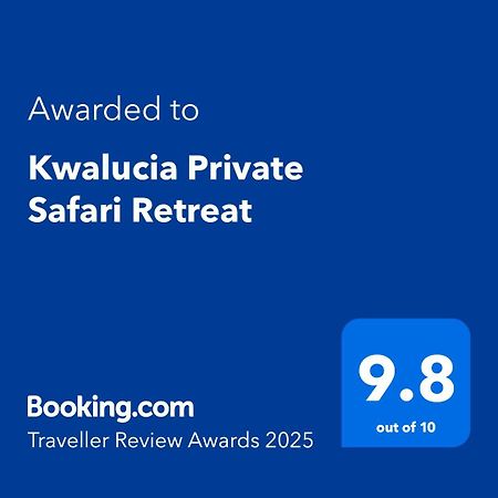 ホテル Kwalucia Private Safari Retreat Saint Lucia Estuary エクステリア 写真